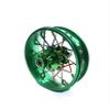 KEBEILEE CNC Aluminum Rear Wheel For LOSI Promoto MX motorcycle 1:4 (green) view 1