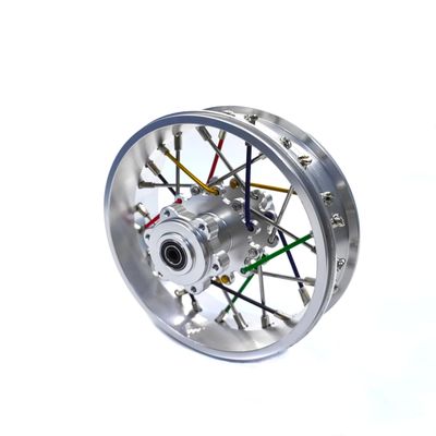 KEBEILEE CNC Aluminum Rear Wheel For LOSI Promoto MX motorcycle 1:4 (silver)