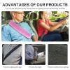 Wogomz 2 Pack Car Seatbelt Covers Shoulder Pad, Soft Faux Sheepskin Seat Belt Shoulder Cover for a Comfortable Driving, Seat Belt Shoulder Strap Covers Helps Protect Your Neck and Shoulder (Pink) view 4