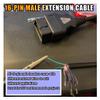 LAINLOY 16 Pins J1962 OBD OBD-II Male Connector to Open Plug Wire, 30cm/12 DIY Mobley USB Adapter, OBD Diagnostic Extension Replacement Cable OBDII Pigtail for Vehicle DIY view 3