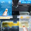 Suetlcoity Car Windshield Sunshade Compatible with Corvette C8 2020-2024 Reflective Polyester Blocks Heat and Sun.Foldable Sun Shield That Keeps Your Vehicle Cool (Medium 56.3 x 30.9in) view 4