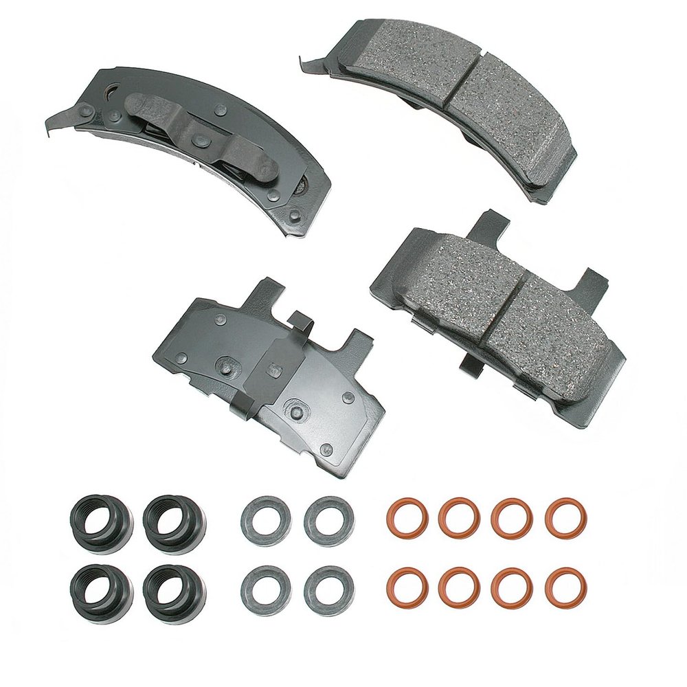 Front Disc Brake Pad Set for GMC K2500 1988-2000#4J0b