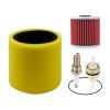Air Filter Foam Oil Filter Fuel Filter Spark Plug For Kawasaki Bayou 220 KLF220 Bayou 250 KLF250 Bayou 300 KLF300 1988-2004 92055-1433 92070-1019 92070-1199 92055-1433 11013-1275 11013-1158 16099-004 view 1