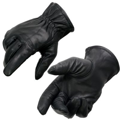 Milwaukee Leather Men's Leather Motorcycle Everyday Driving Hand Gloves - 2X