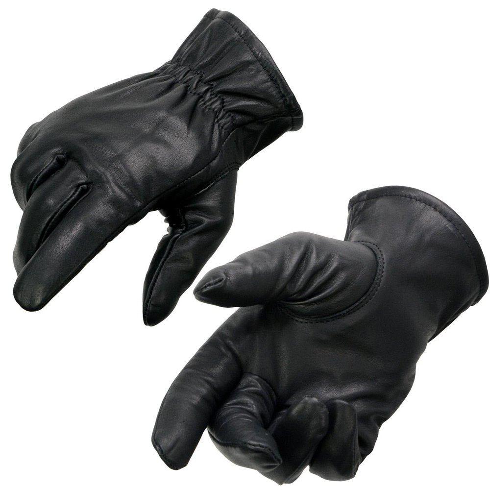 Milwaukee Leather Men's Leather Motorcycle Everyday Driving Hand Gloves - 2X