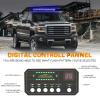 XRIDONSEN 37" 104 LED Roof Strobe Light Bar, Rooftop Magnetic lights view 4