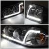 D SOLUTIONS Pair of LED DRL Light Bar Headlight Assembly Compatible with Chevy Impala 2000-2005 (Chrome Housing Clear Lens Clear Corner) view 3