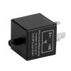 Ejoyous Car LED Flasher Relay 12V 3 Pin, Car Turn Indicator Relay Speed Adjustable Electronic Blinkerrelais Unit, for Auto Indicator Blinker Light view 1