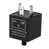 Ejoyous Car LED Flasher Relay 12V 3 Pin, Car Turn Indicator Relay Speed Adjustable Electronic Blinkerrelais Unit, for Auto Indicator Blinker Light view 4