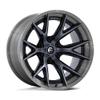 FUEL OFF-ROAD FC402 CATALYST 24X12 6X5.5 4.77-44mm GLOSS BLACK WITH BRUSHED GRAY TINT FACE & LIP - FC402BT24126844N view 1