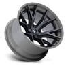 FUEL OFF-ROAD FC402 CATALYST 24X12 6X5.5 4.77-44mm GLOSS BLACK WITH BRUSHED GRAY TINT FACE & LIP - FC402BT24126844N view 3