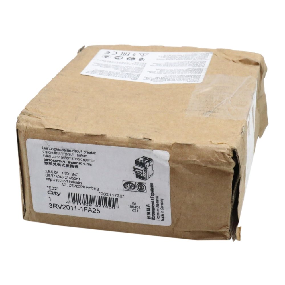 3RV2011-1FA25 3RV20111FA25 Sealed in Box with Warranty