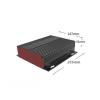 DLAHPJPT Automotive Electrical connectors 1 Set Integrated Aluminum Box Alloy Shell Instrument Outer Case DIY Power Supply Enclosure 147 * 41 * 100/150/155(4P) view 4