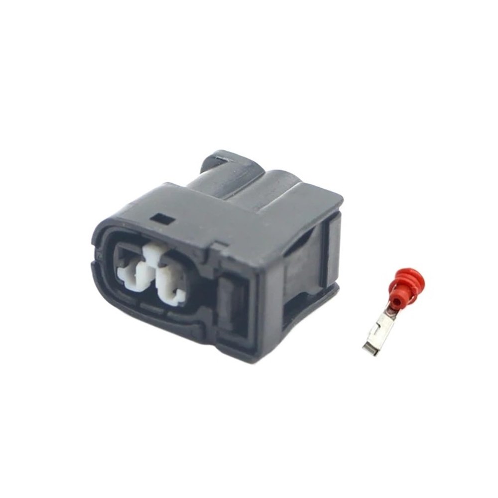 TakenE 1/5/10 Set 2 Pin Auto Female Injector Connector 2JZ-GE 90980-11246 7283-8226-30 DJ70280Y-2.2-21(Size:5 Sets)