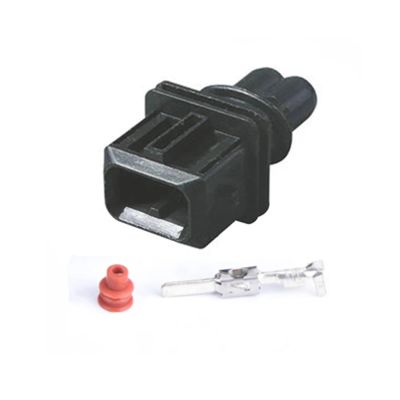 TakenE 1/5/10 Set 2 Pin Male Female EV1 Fuel Injector Nozzle Waterprof Connector Plug Socket Housing 829441-1 037906240 106462-1(Color:Male,Size:10 Sets)