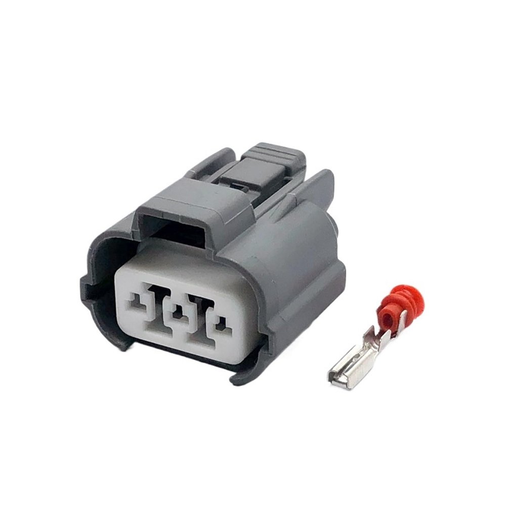 TakenE 1/5/10 Sets 3 Pin Automotive Waterprof Connector Headlight Leveling Device Plug 6189-0130 DJ7038-2-21(Size:10 Sets)
