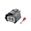 TakenE 1/5/10 Sets 3 Pin Automotive Waterprof Connector Headlight Leveling Device Plug 6189-0130 DJ7038-2-21(Size:10 Sets) view 1