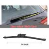Compatible with VW Volkswagen Tiguan MK2 2017-2023 26"+21"+14" Front Rear Wiper Blades Brushes Cutter Accessories 2017 2018 2019 2020(Color:Rear 1pcs) view 2