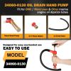 E-cowlboy 34060-0130 Premium Brass Marine Engine Oil Pump, 10.25" Length, 1.25" Diameter, Fast 1 Gallon/Minute Drainage, Compatible with OMC/Mercruiser view 4
