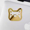 Decal Stickers of Cute Animals (Metallic Gold) (Set of 2) Premium Waterproof Vinyl Decal Stickers for Laptop Smartphone Car Dirt Bike Wall Room Mason Jar Bathtub Door - BICVER1d92111GOW19Y24 view 3