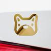 Decal Stickers of Cute Animals (Metallic Gold) (Set of 2) Premium Waterproof Vinyl Decal Stickers for Laptop Smartphone Car Dirt Bike Wall Room Mason Jar Bathtub Door - BICVER1d92111GOW19Y24 view 4