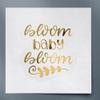 Decal Stickers of Bloom (Metallic Gold) (Set of 2) Luxury Weatherproof Vinyl Decal Stickers for Laptop Desktop Smartphone Car Dirt Bike Wall Room Mason Jar Bathtub Door - BICVER1c71212GOW19Y24 view 1