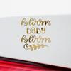 Decal Stickers of Bloom (Metallic Gold) (Set of 2) Luxury Weatherproof Vinyl Decal Stickers for Laptop Desktop Smartphone Car Dirt Bike Wall Room Mason Jar Bathtub Door - BICVER1c71212GOW19Y24 view 4