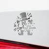 Decal Stickers of Mr (Metallic Silver) (Set of 2) Premium Waterproof Vinyl Decal Stickers for Laptop Phone Accessory Helmet Car Window Mug Tuber Cup Door Wall Decoration - BICVER1c47512SIW19Y24 view 4