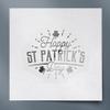 Decal Stickers of Happy St Patrick S Day (Metallic Silver) (Set of 2) Premium Waterproof Vinyl Decal Stickers for Laptop Phone Accessory Helmet Car Window Mug Tuber Cup - BICVER1c34942SIW19Y24 view 1