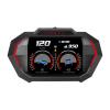 P SEPEY HUD Heads Up Display for Car, OBD+GPS Multi-Data Monitor Digital Speedometer Head Up Display, Overspeed Alarm RPM Water Temperature Turbo Pressure Smart Gauge for Most Vehicles After 2008 view 4