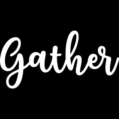 Decal Stickers of Gather (White) (Set of 2) Premium Waterproof Vinyl Decal Stickers for Laptop Phone Accessory Helmet Car Window Mug Tuber Cup Door Wall Decoration - BICVER1e79542WHW19Y24