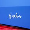 Decal Stickers of Gather (White) (Set of 2) Premium Waterproof Vinyl Decal Stickers for Laptop Phone Accessory Helmet Car Window Mug Tuber Cup Door Wall Decoration - BICVER1e79542WHW19Y24 view 3