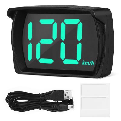 PartyKindom for Cars: Digital Speed Meter Speedometer HUD Dashboard Speed Meter with USB Cable Plug for Cars Trucks