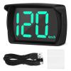 PartyKindom for Cars: Digital Speed Meter Speedometer HUD Dashboard Speed Meter with USB Cable Plug for Cars Trucks view 1