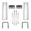 Extreme Max 3006.7038 10" Galvanized Swivel-Top Bunk Bracket with Hardware for 2" x 3" Trailer - 2-Pack view 1