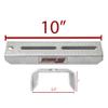 Extreme Max 3006.7038 10" Galvanized Swivel-Top Bunk Bracket with Hardware for 2" x 3" Trailer - 2-Pack view 2