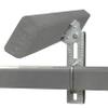 Extreme Max 3006.7038 10" Galvanized Swivel-Top Bunk Bracket with Hardware for 2" x 3" Trailer - 2-Pack view 4