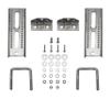 Extreme Max 3006.7012 8" Galvanized Swivel-Top Bunk Bracket with Hardware 2-Pack Fits 2" x 3" Boat Trailer Crossmembers view 1