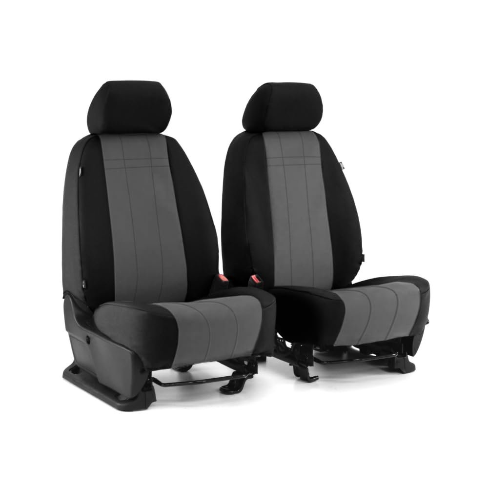 ShearComfort Waterproof Cordura Seat Covers Rear Seats for 2008 Lexus RX Series in Black w/Gray Inserts