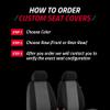 ShearComfort Waterproof Cordura Seat Covers Rear Seats for 2008 Lexus RX Series in Black w/Gray Inserts view 3
