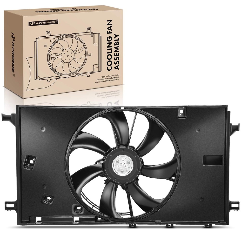 A-Premium Engine Radiator Cooling Fan Assembly with Brushless Motor