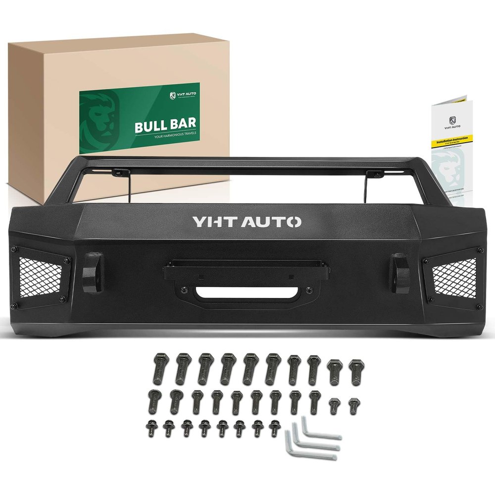 YHTAUTO Bull Bar Front Bumper for Toyota 4Runner 2014-2024