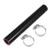 X AUTOHAUX Straight Coupler Silicone Hose 18mm 0.71" ID 7.87" Length 0 Universal Car Silicone Hose Coolant Hose 4-Ply 5mm Thickness Air Intake/Turbo/Intercooler Piping Tube Black Red 1 Set view 1