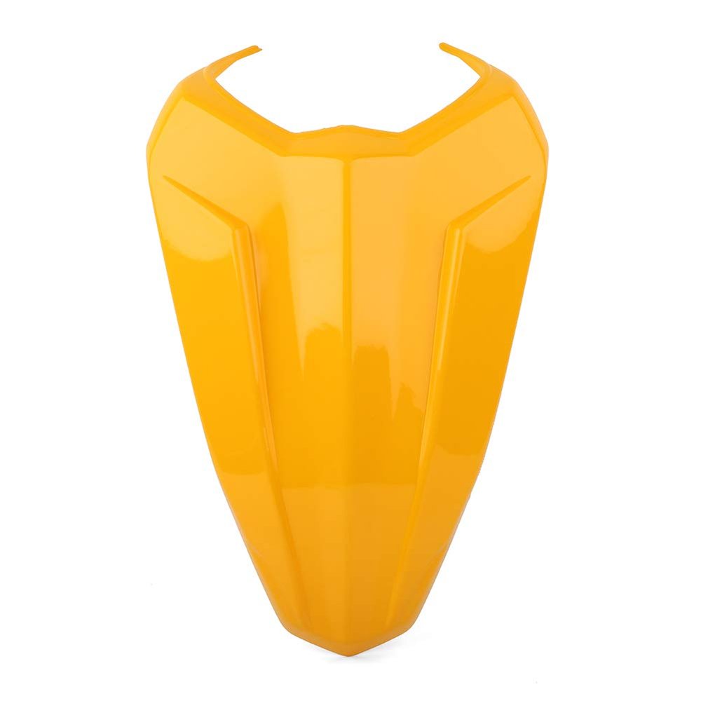 ShiSuan Motorcycle Rear Seat Cover Fairing Cowl Back Passenger Pillion Tail ABS End Cover Fit for Yamaha YZF R15 V3 YZF-R15 2019-2020 (Yellow)