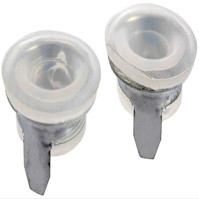 OER Clear Door Lock Knob Ferrule Set Fits 1965-1967 Impala Bonneville & Catalina