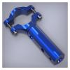 XINGLIREN Motorcycle Handle Bar Spotlight Bracket Aluminum Alloy Extension Bracket Rearview Mirror Seat Retrofit Accessories(Color:Blue) view 1