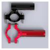 XINGLIREN Motorcycle Handle Bar Spotlight Bracket Aluminum Alloy Extension Bracket Rearview Mirror Seat Retrofit Accessories(Color:Blue) view 3