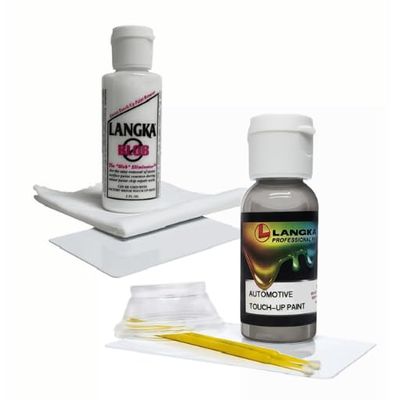 Langka 2oz Blob Eliminator and 1oz Touch-Up Paint Compatible with 2017, Land-Rover, Discovery Sport, 1AR/LKS/2200, Waitomo Grey Metallic.