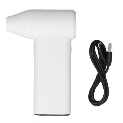 Dry Blower Electric Air Duster Up to 130000RPM Air Blower Cordless Portable Palm Sized Cleaning Tool for Keyboard Car Outdoor Camping BBQ Barber Store