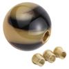 Padaodao Resin Gear Knob Round Lever Stick Shifter Car Shift Handle for Most Manual Transmissions Vehicle SUV Trucks, Brown Black Gradient view 1